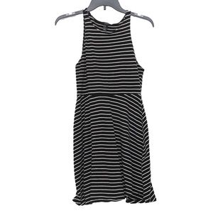 Forever 21 Striped Halter Dress
